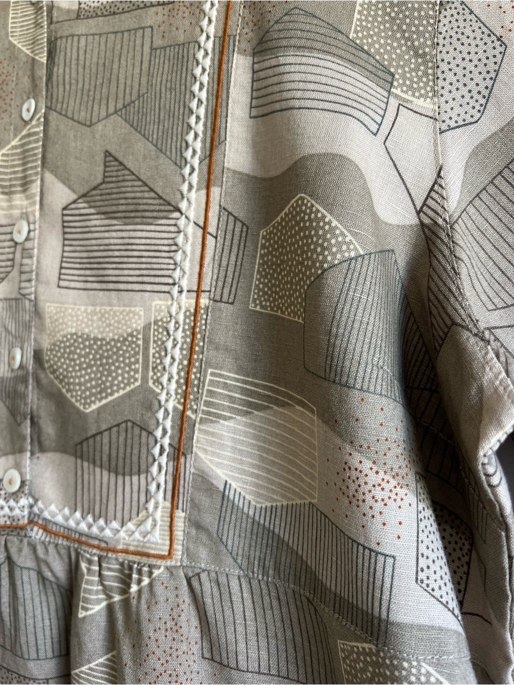 Gudrun Sjoden Alaska Woven Dress in Organic Cotton/Linen - Picture 7 of 16